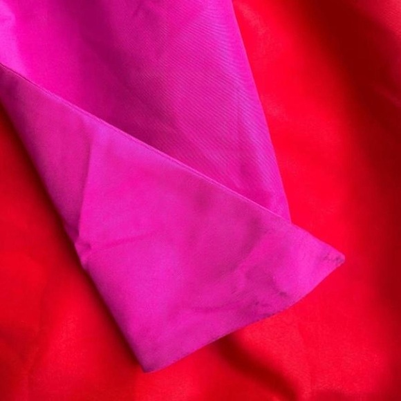 FARM Rio Bold Pink & Orange Red Bow Mini Dress - Picture 6 of 8